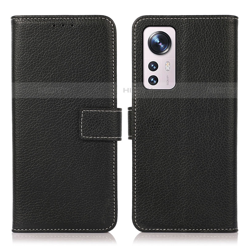 Custodia Portafoglio In Pelle Cover con Supporto K08Z per Xiaomi Mi 12S 5G Nero