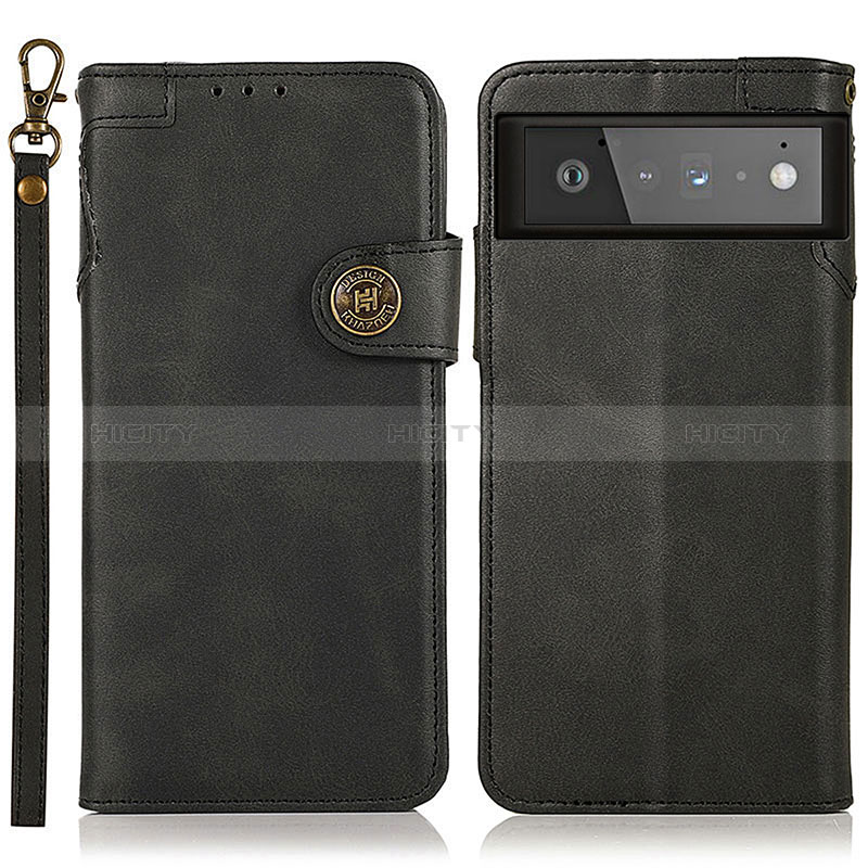 Custodia Portafoglio In Pelle Cover con Supporto K09Z per Google Pixel 6 5G