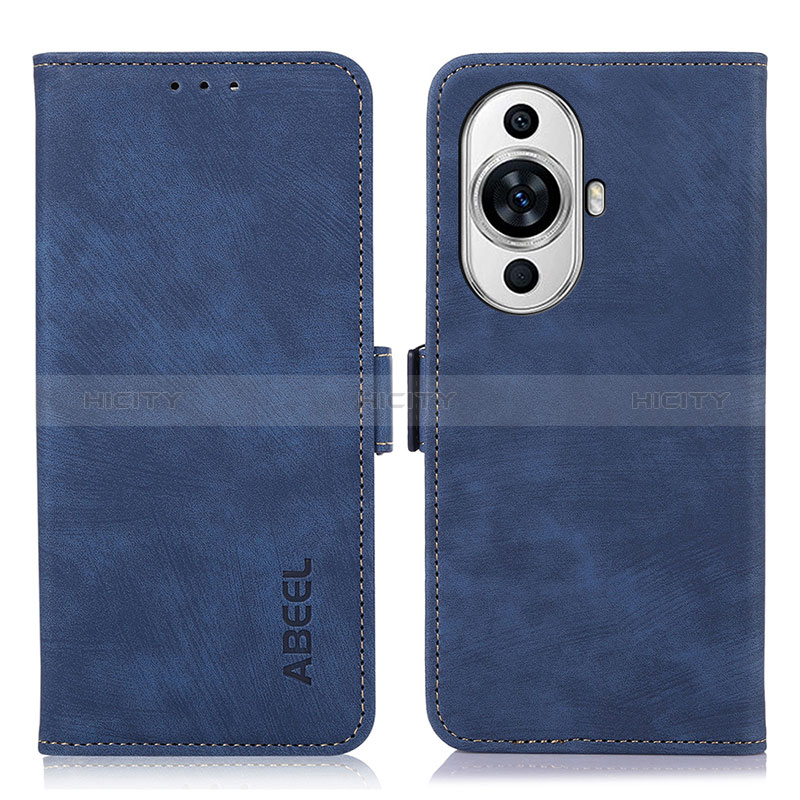 Custodia Portafoglio In Pelle Cover con Supporto K09Z per Huawei Nova 11 Blu