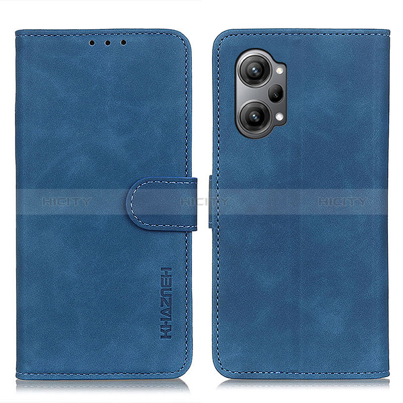 Custodia Portafoglio In Pelle Cover con Supporto K09Z per Oppo K10 Pro 5G Blu