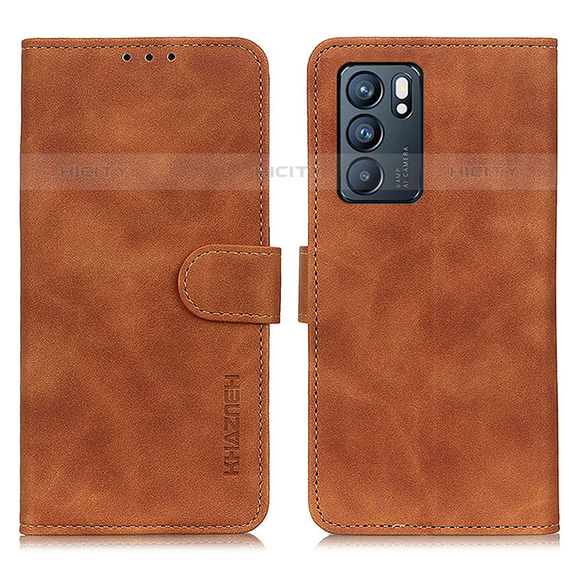 Custodia Portafoglio In Pelle Cover con Supporto K09Z per Oppo Reno6 5G