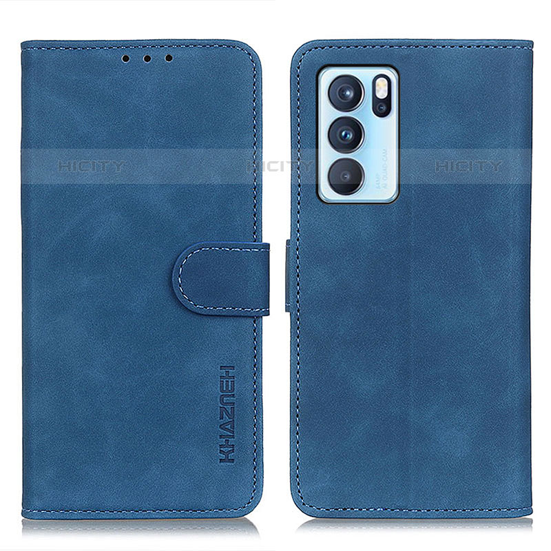 Custodia Portafoglio In Pelle Cover con Supporto K09Z per Oppo Reno6 Pro 5G India