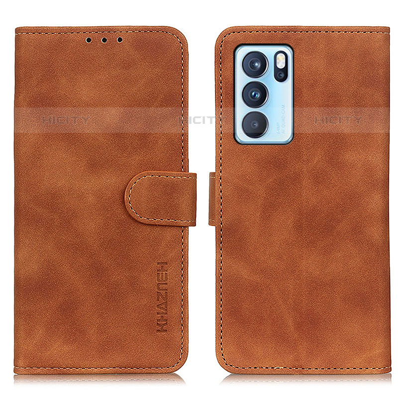 Custodia Portafoglio In Pelle Cover con Supporto K09Z per Oppo Reno6 Pro 5G India