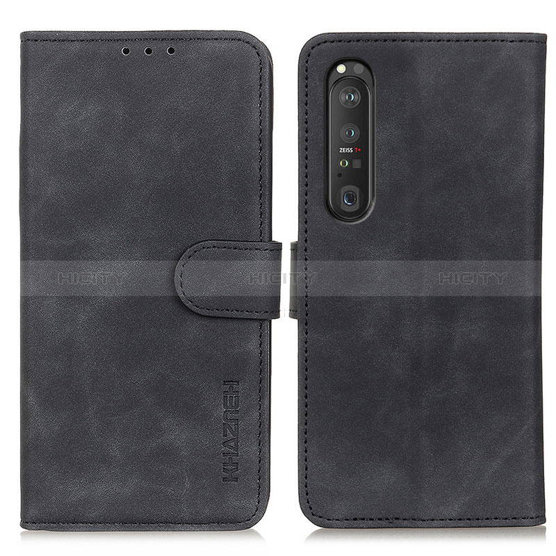 Custodia Portafoglio In Pelle Cover con Supporto K09Z per Sony Xperia 1 III