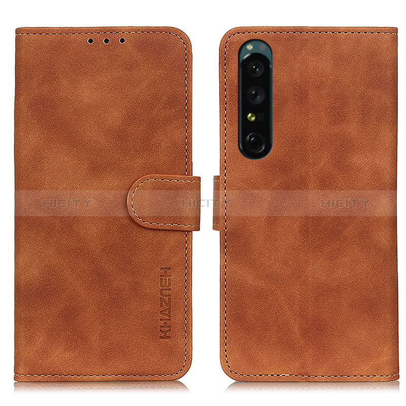 Custodia Portafoglio In Pelle Cover con Supporto K09Z per Sony Xperia 1 IV SO-51C