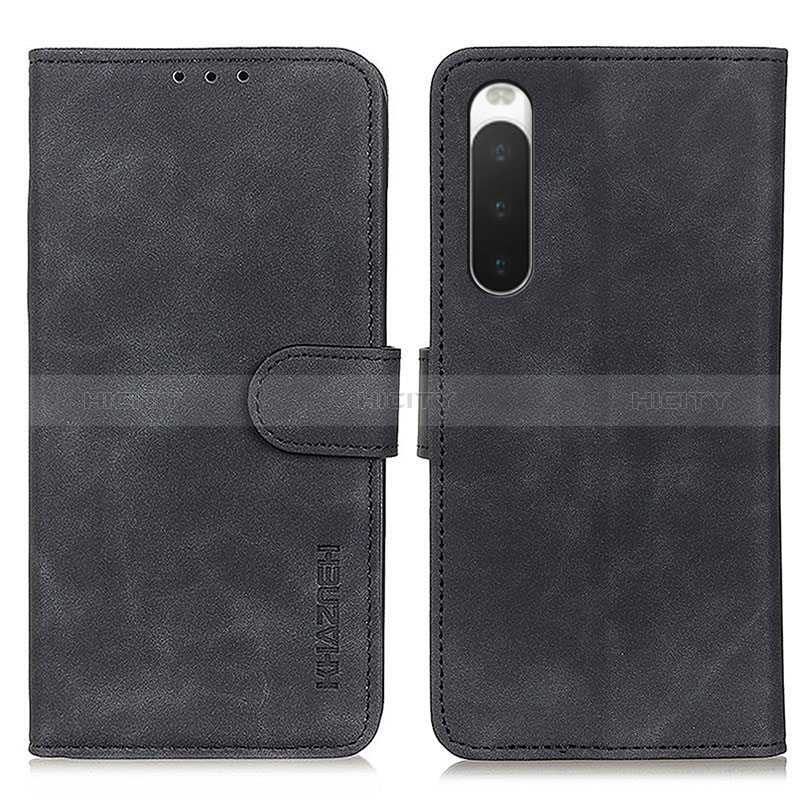 Custodia Portafoglio In Pelle Cover con Supporto K09Z per Sony Xperia 10 IV SO-52C