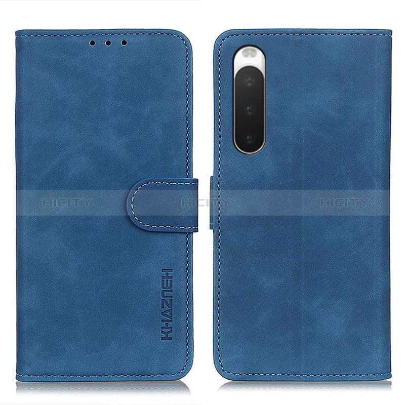 Custodia Portafoglio In Pelle Cover con Supporto K09Z per Sony Xperia 10 IV SO-52C