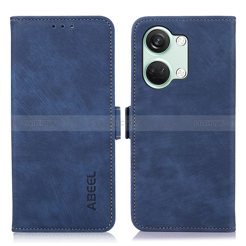 Custodia Portafoglio In Pelle Cover con Supporto K10Z per OnePlus Nord 3 5G Blu