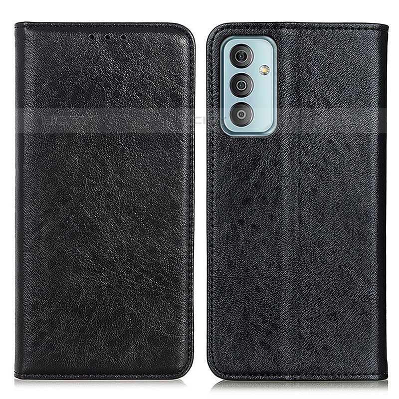 Custodia Portafoglio In Pelle Cover con Supporto KZ01 per Samsung Galaxy M23 5G Nero