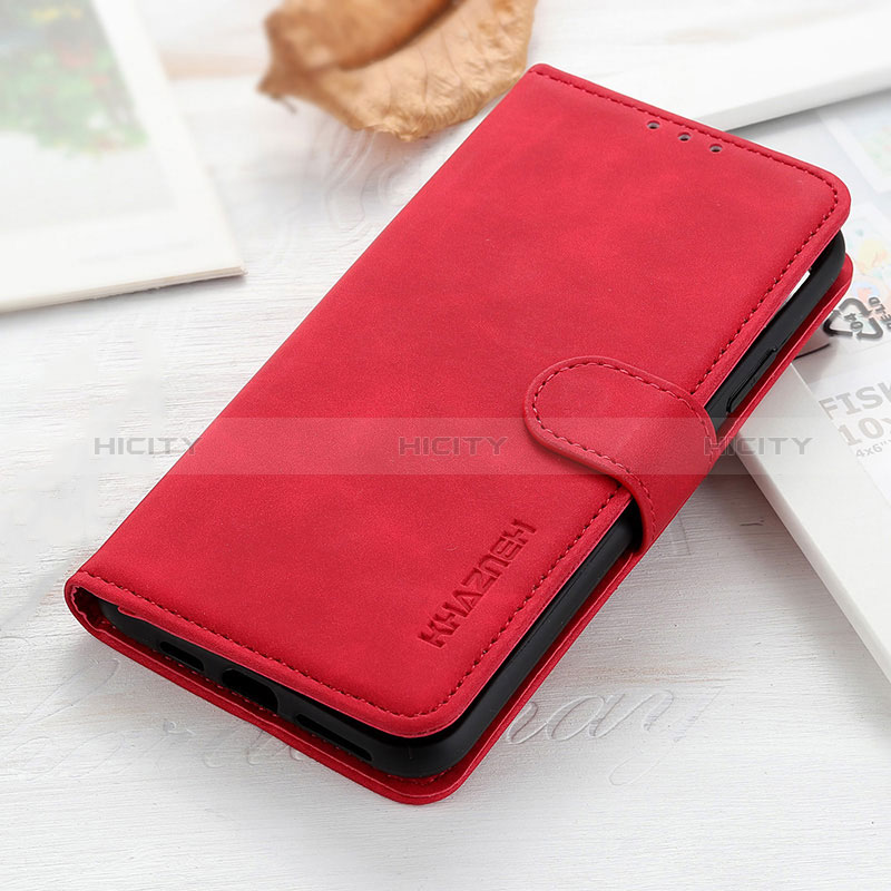 Custodia Portafoglio In Pelle Cover con Supporto KZ3 per Huawei Enjoy 50 Pro Rosso