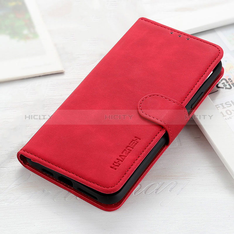 Custodia Portafoglio In Pelle Cover con Supporto KZ3 per Huawei Honor X8b Rosso