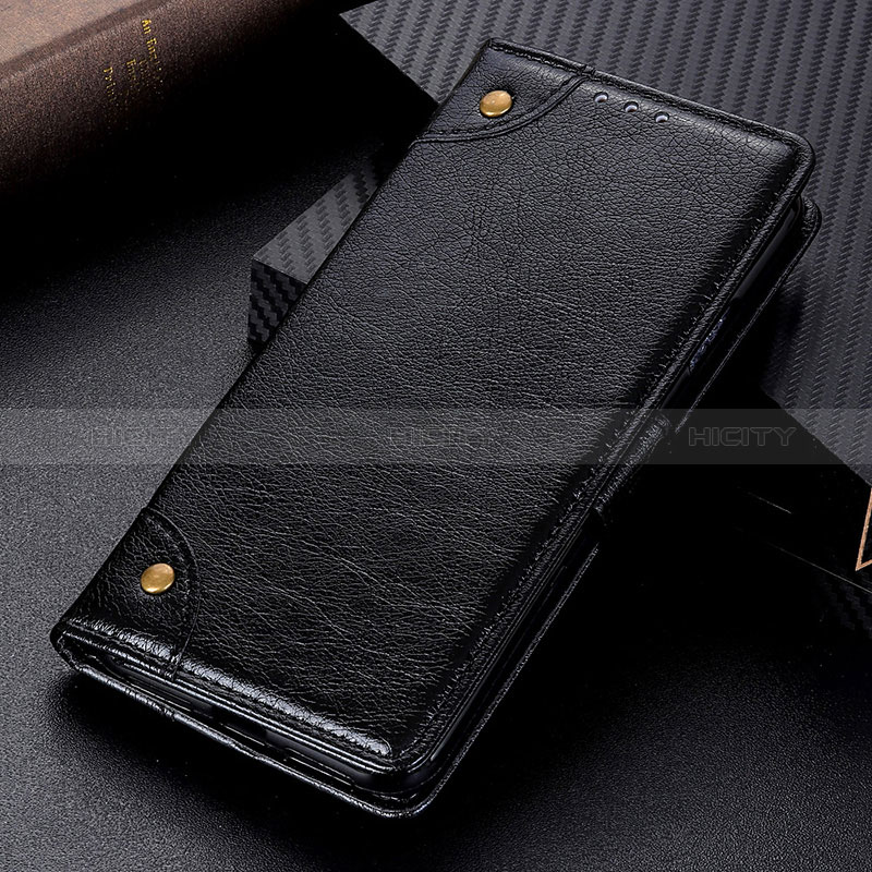 Custodia Portafoglio In Pelle Cover con Supporto KZ6 per Huawei Honor 50 Pro 5G Nero