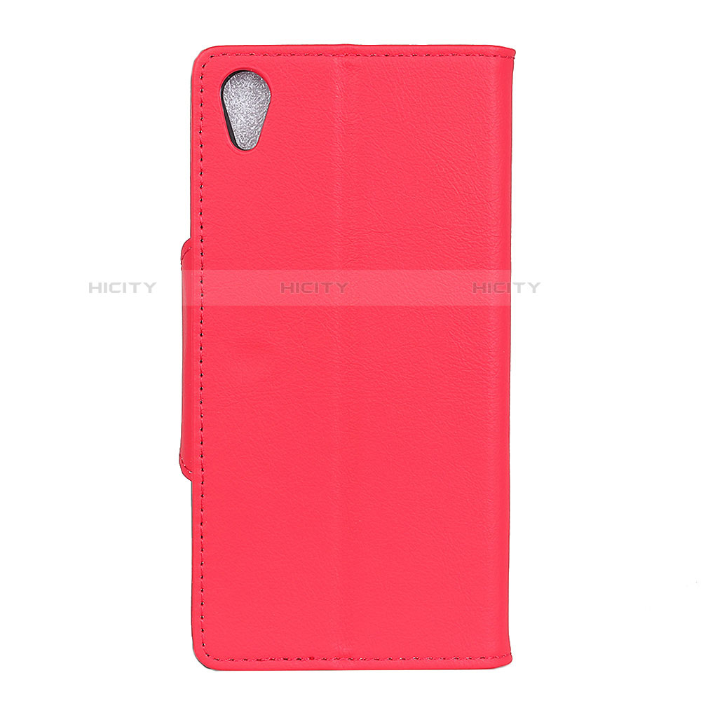 Custodia Portafoglio In Pelle Cover con Supporto L01 per Alcatel 1