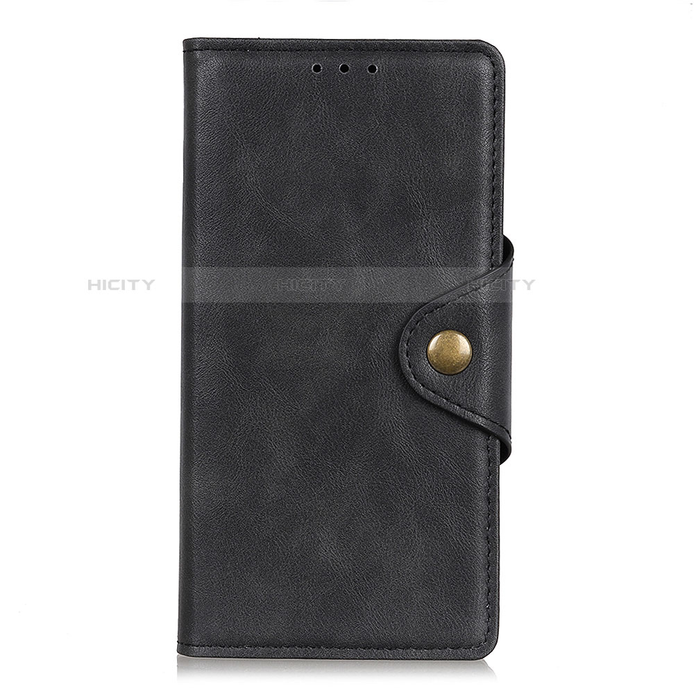 Custodia Portafoglio In Pelle Cover con Supporto L01 per Alcatel 3 (2019) Nero