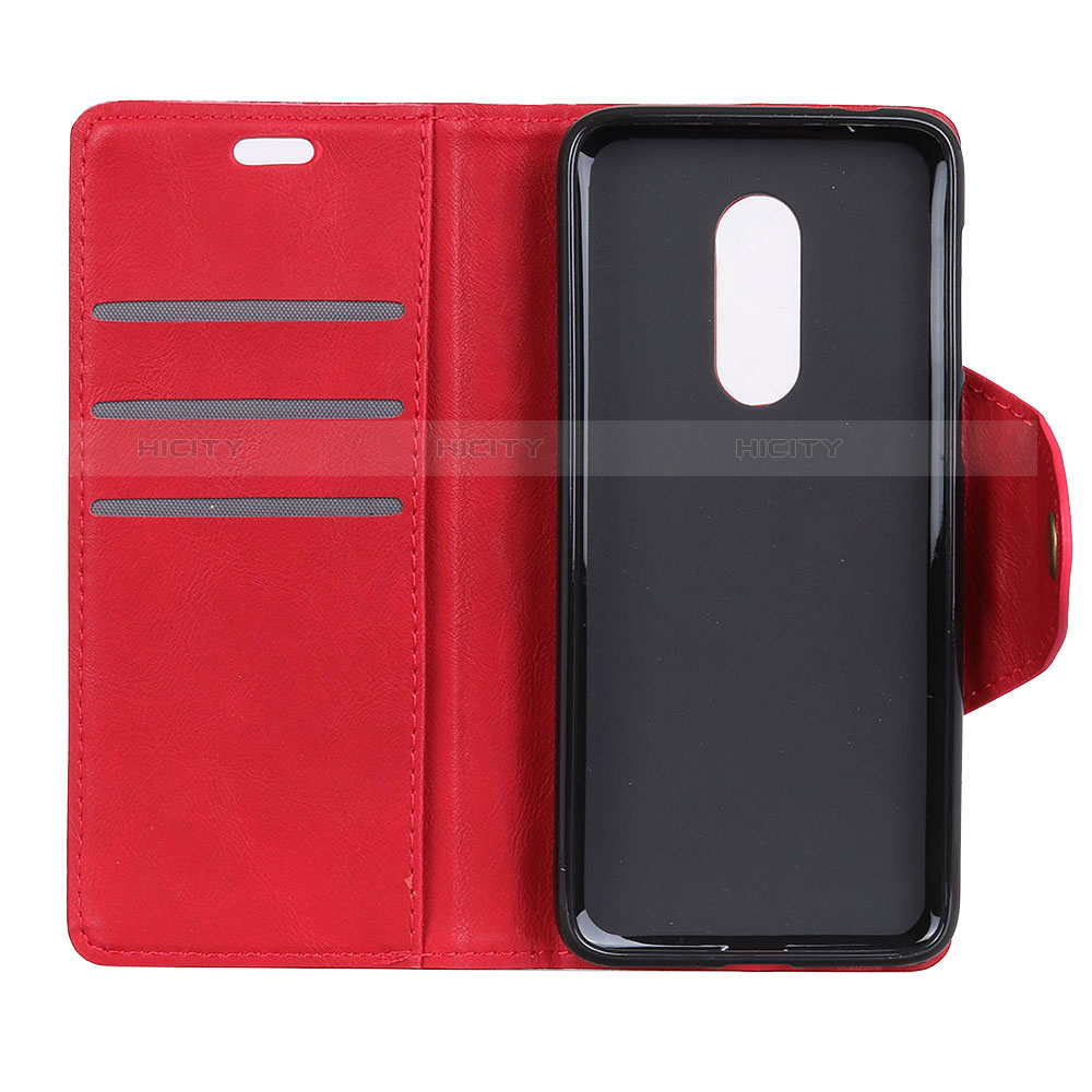 Custodia Portafoglio In Pelle Cover con Supporto L01 per Alcatel 3