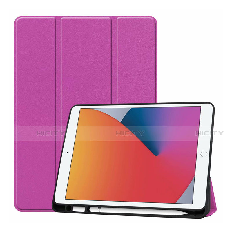 Custodia Portafoglio In Pelle Cover con Supporto L01 per Apple iPad 10.2 (2019)