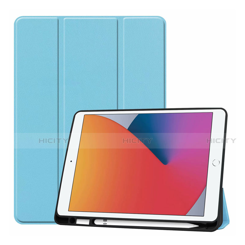 Custodia Portafoglio In Pelle Cover con Supporto L01 per Apple iPad 10.2 (2019)