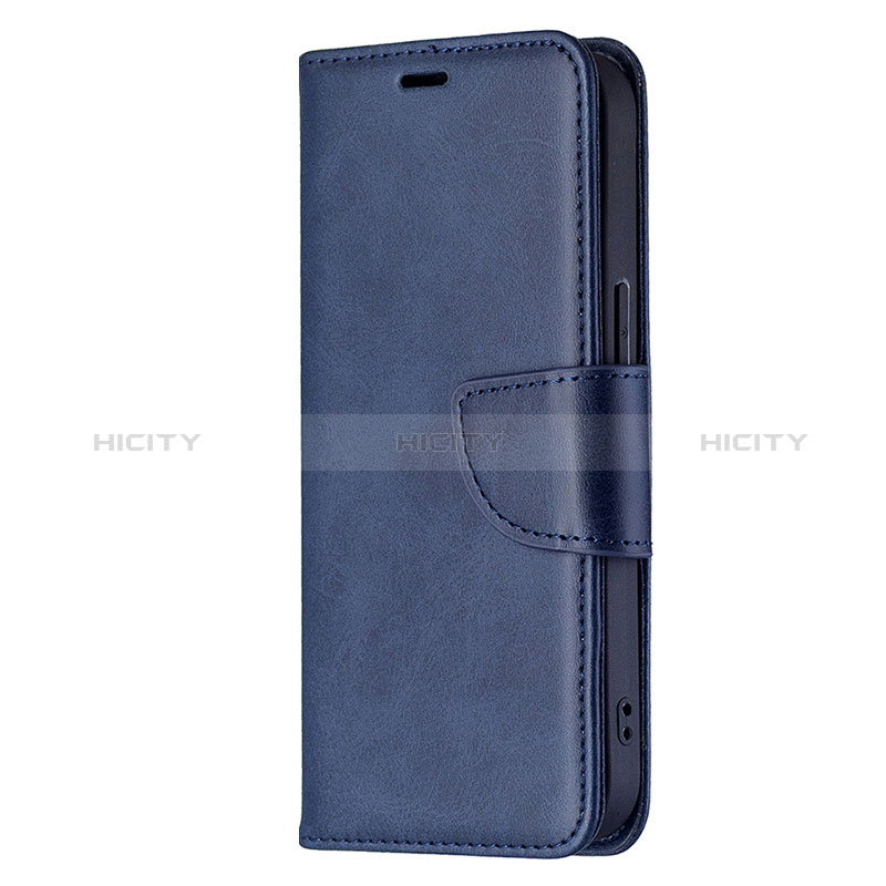 Custodia Portafoglio In Pelle Cover con Supporto L01 per Apple iPhone 15 Blu