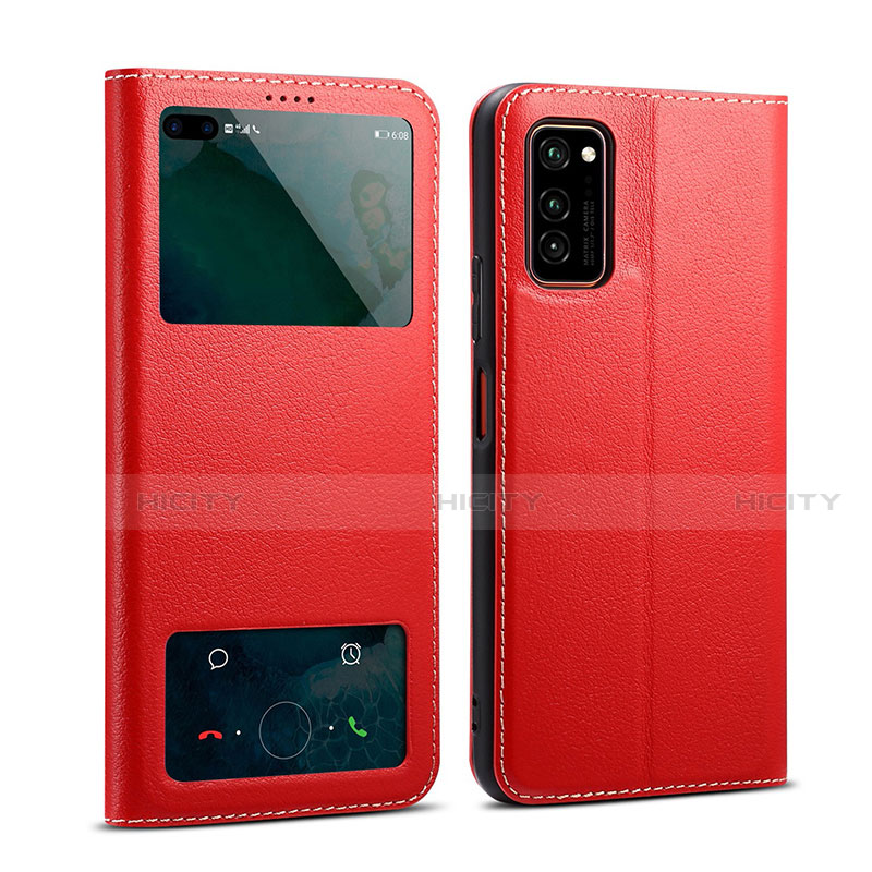 Custodia Portafoglio In Pelle Cover con Supporto L01 per Huawei Honor V30 Pro 5G