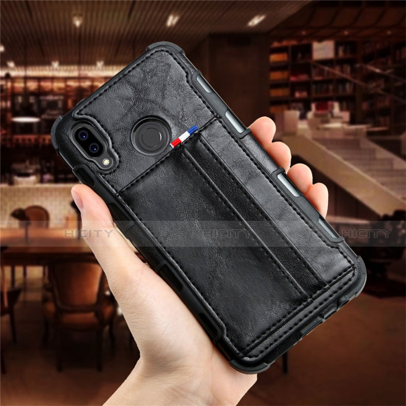 Custodia Portafoglio In Pelle Cover con Supporto L01 per Huawei Nova 3e