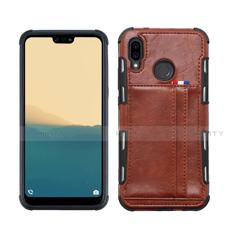 Custodia Portafoglio In Pelle Cover con Supporto L01 per Huawei Nova 3e