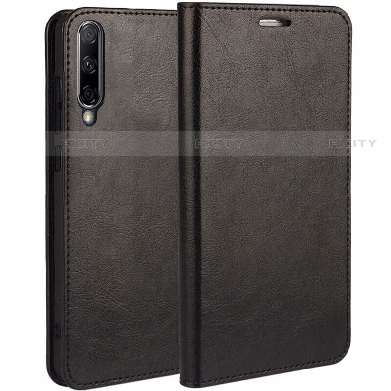 Custodia Portafoglio In Pelle Cover con Supporto L01 per Huawei P Smart Pro (2019) Nero