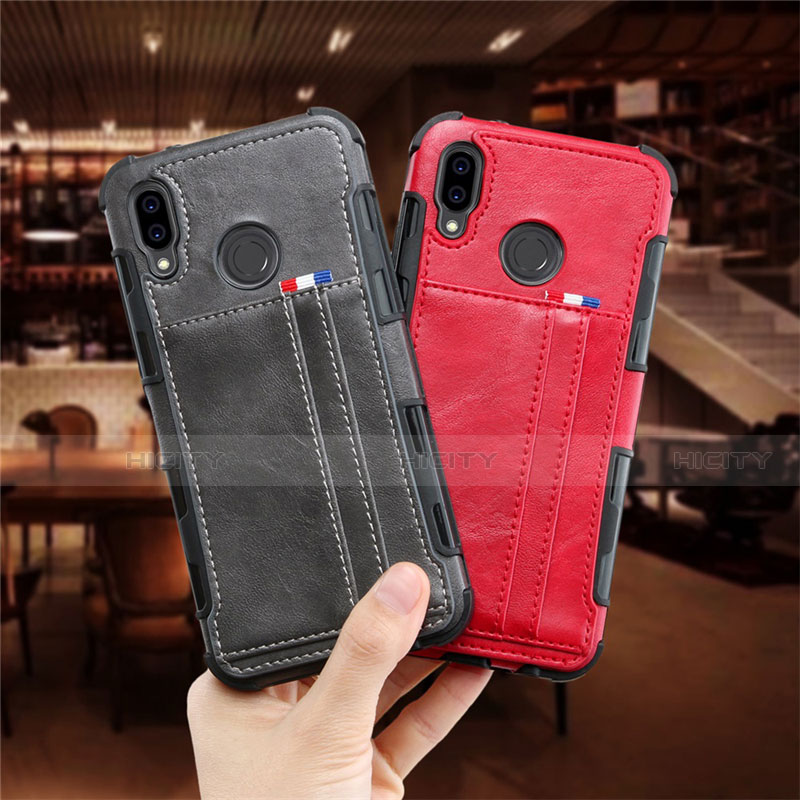 Custodia Portafoglio In Pelle Cover con Supporto L01 per Huawei P20 Lite