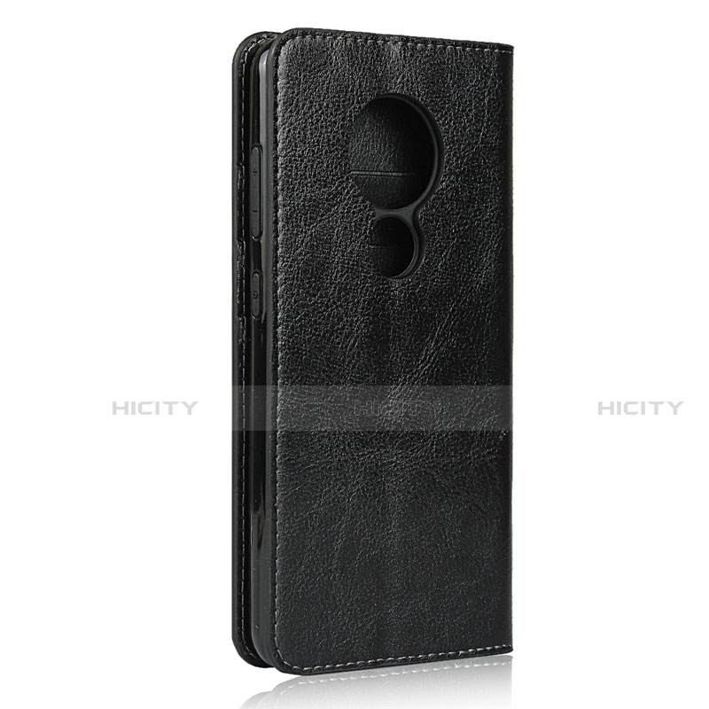 Custodia Portafoglio In Pelle Cover con Supporto L01 per Nokia 7.2 Nero