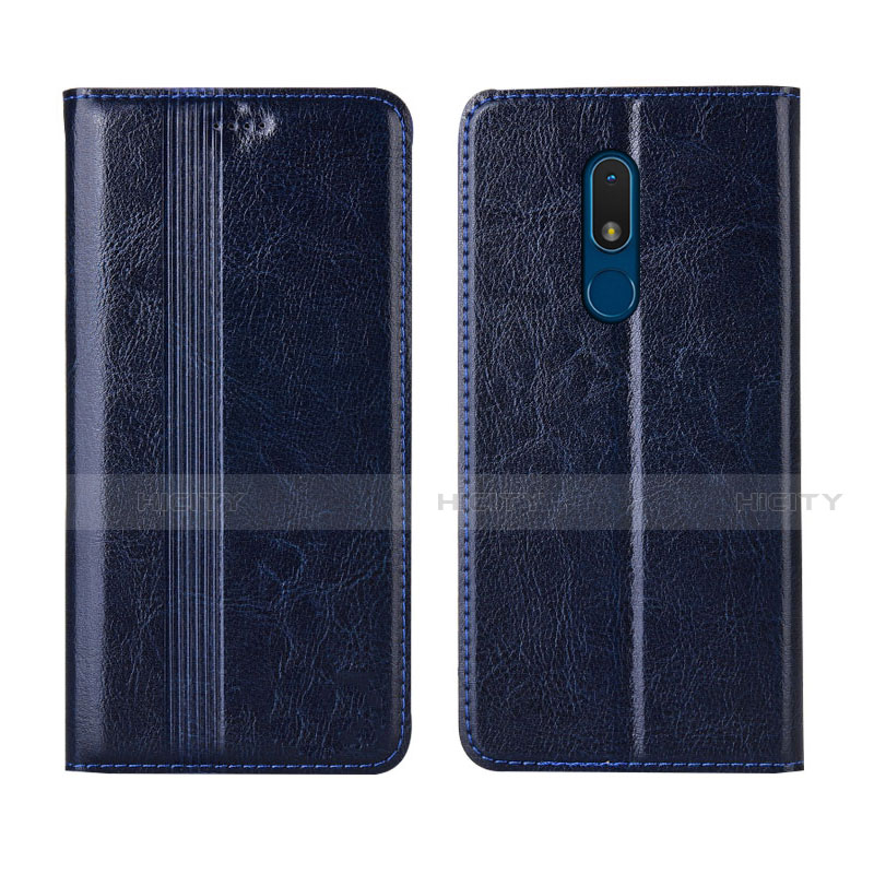 Custodia Portafoglio In Pelle Cover con Supporto L01 per Nokia C3