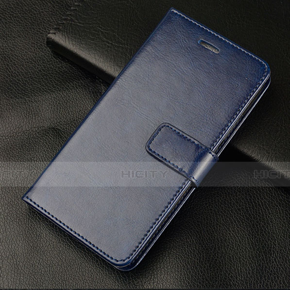 Custodia Portafoglio In Pelle Cover con Supporto L01 per OnePlus 5T A5010 Blu