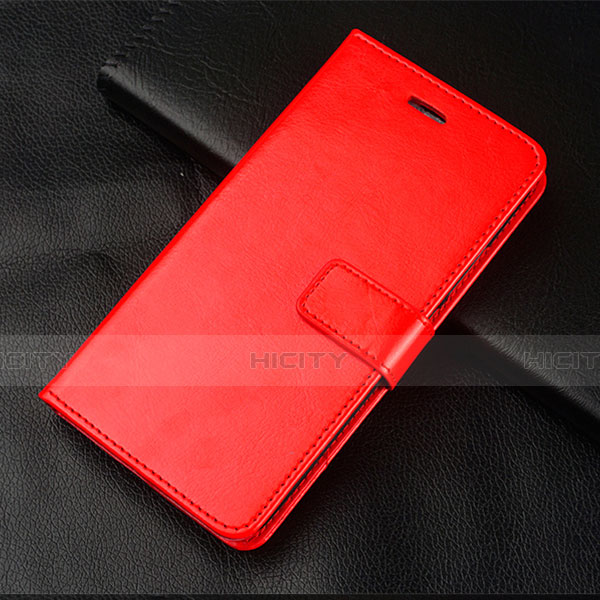 Custodia Portafoglio In Pelle Cover con Supporto L01 per OnePlus 5T A5010 Rosso