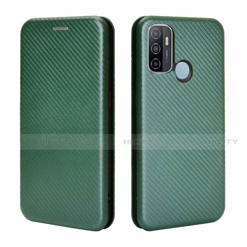 Custodia Portafoglio In Pelle Cover con Supporto L01 per Oppo A32