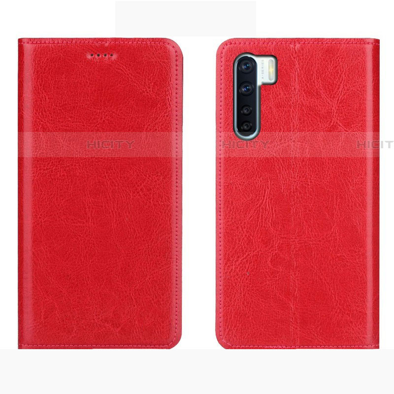 Custodia Portafoglio In Pelle Cover con Supporto L01 per Oppo A91