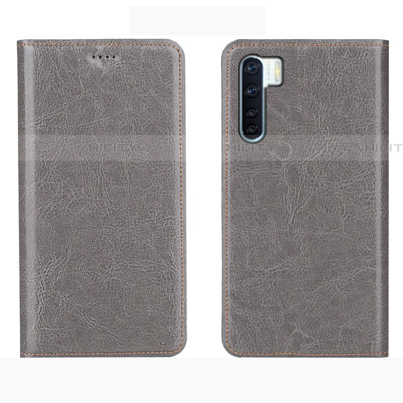 Custodia Portafoglio In Pelle Cover con Supporto L01 per Oppo A91