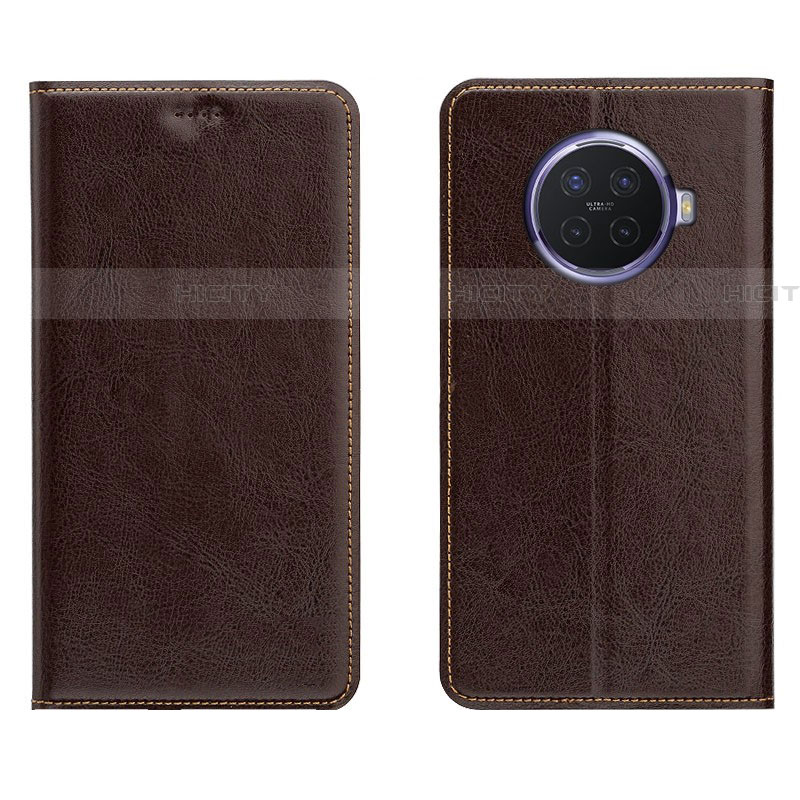 Custodia Portafoglio In Pelle Cover con Supporto L01 per Oppo Ace2 Marrone