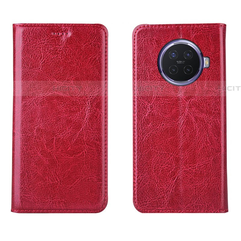 Custodia Portafoglio In Pelle Cover con Supporto L01 per Oppo Ace2 Rosso