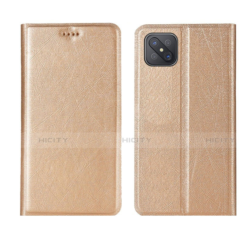 Custodia Portafoglio In Pelle Cover con Supporto L01 per Oppo Reno4 Z 5G