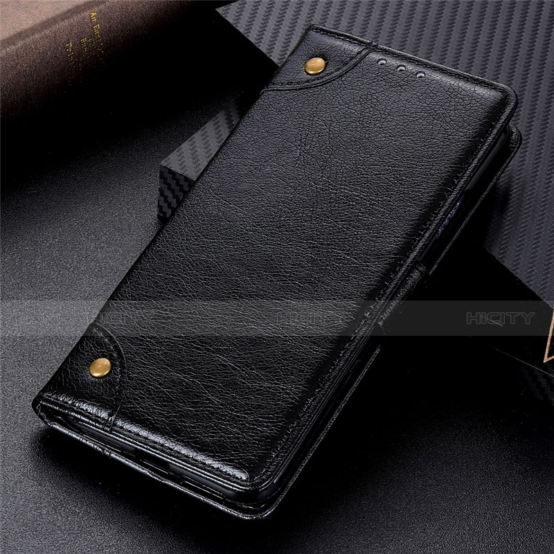 Custodia Portafoglio In Pelle Cover con Supporto L01 per Realme Narzo 20 Pro Nero