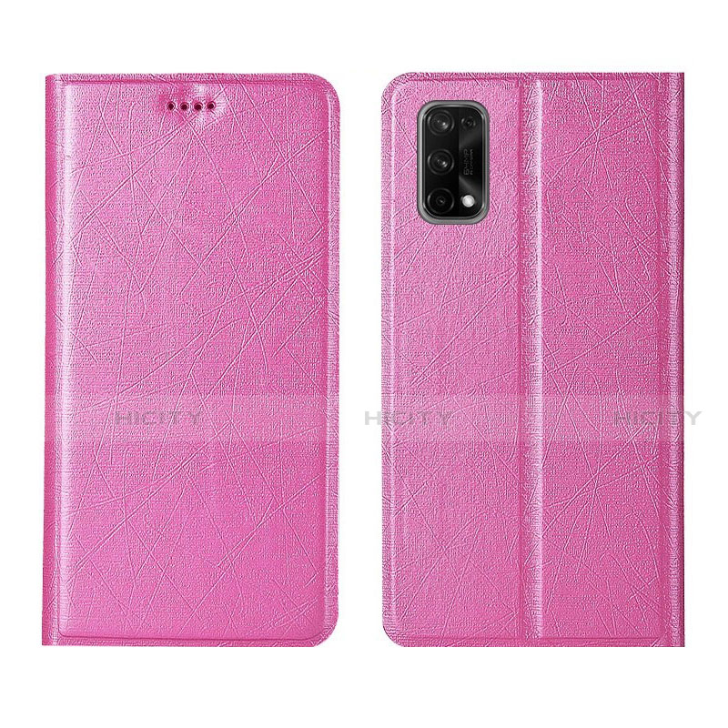 Custodia Portafoglio In Pelle Cover con Supporto L01 per Realme V15 5G Rosa