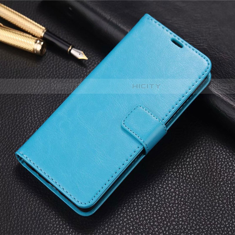 Custodia Portafoglio In Pelle Cover con Supporto L01 per Realme XT Cielo Blu