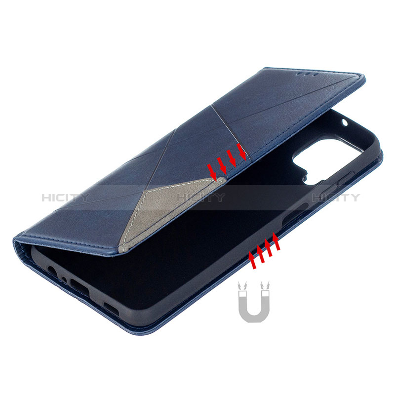 Custodia Portafoglio In Pelle Cover con Supporto L01 per Samsung Galaxy A12 Nacho