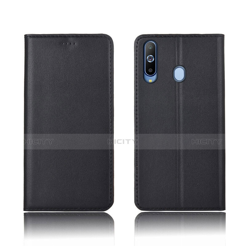 Custodia Portafoglio In Pelle Cover con Supporto L01 per Samsung Galaxy A8s SM-G8870 Nero