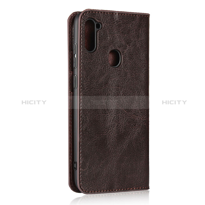 Custodia Portafoglio In Pelle Cover con Supporto L01 per Samsung Galaxy M11