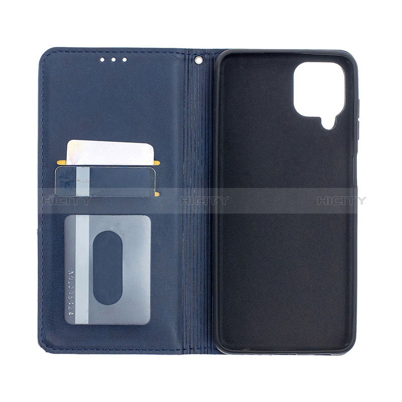 Custodia Portafoglio In Pelle Cover con Supporto L01 per Samsung Galaxy M12