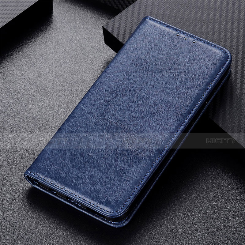 Custodia Portafoglio In Pelle Cover con Supporto L01 per Samsung Galaxy M31s Blu