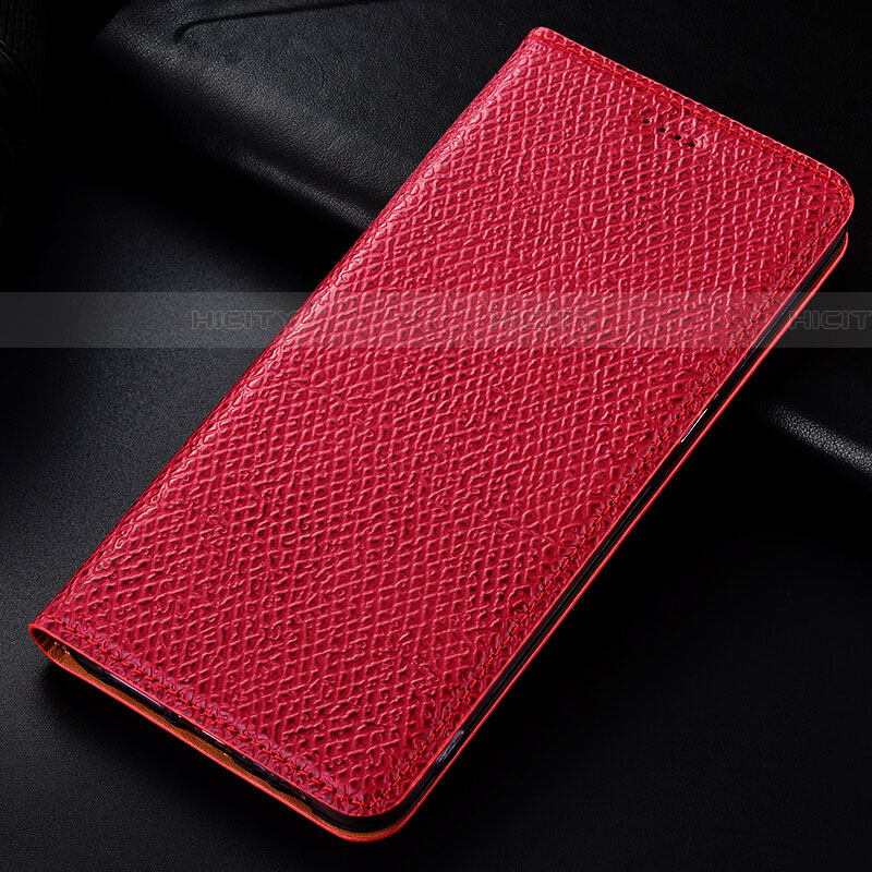 Custodia Portafoglio In Pelle Cover con Supporto L01 per Samsung Galaxy M60s Rosso