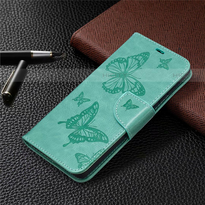 Custodia Portafoglio In Pelle Cover con Supporto L01 per Samsung Galaxy S20 FE 4G Verde Pastello