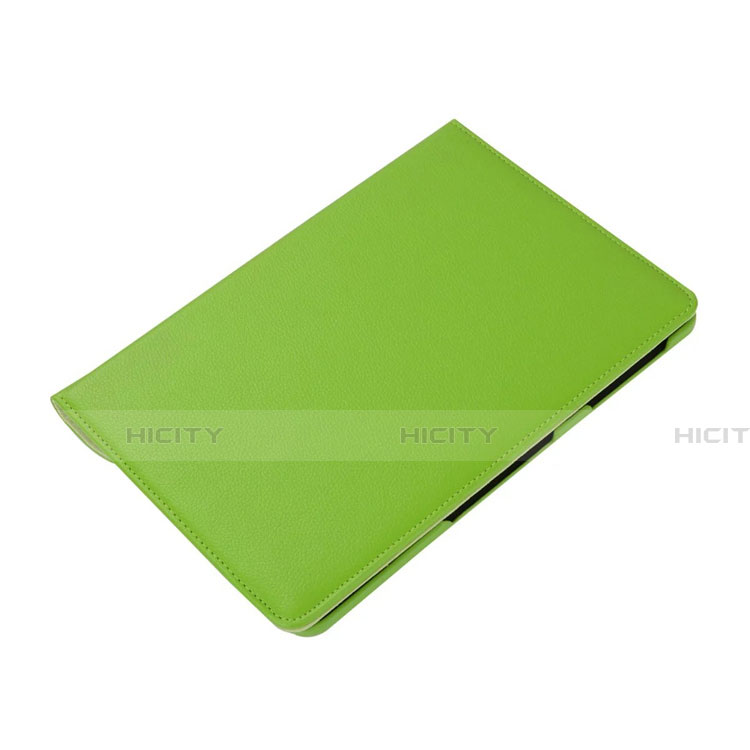 Custodia Portafoglio In Pelle Cover con Supporto L01 per Samsung Galaxy Tab S6 Lite 10.4 SM-P610 Verde