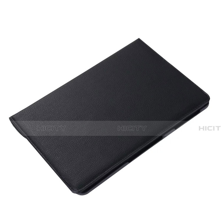 Custodia Portafoglio In Pelle Cover con Supporto L01 per Samsung Galaxy Tab S6 Lite 4G 10.4 SM-P615 Nero