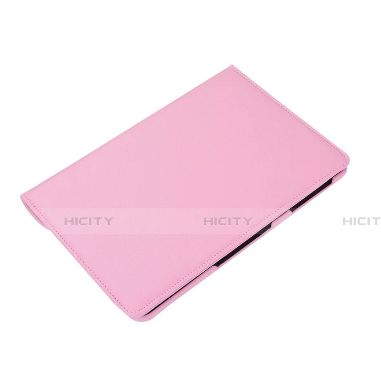 Custodia Portafoglio In Pelle Cover con Supporto L01 per Samsung Galaxy Tab S6 Lite 4G 10.4 SM-P615 Rosa